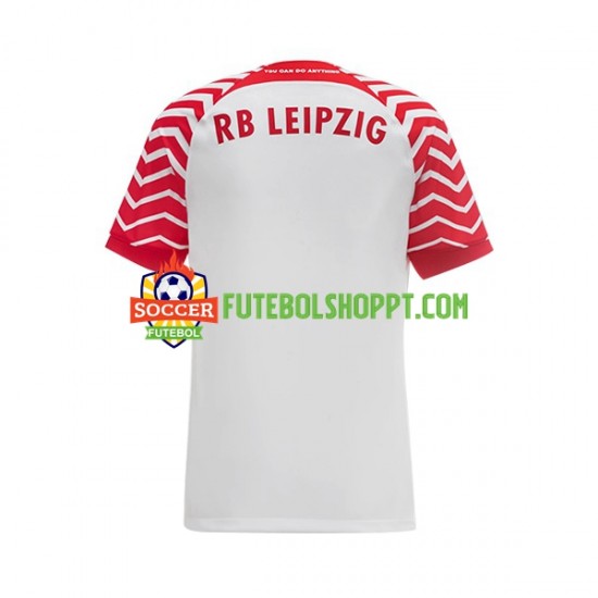 Camisola Homem RB Leipzig Principais Equipamento 2023-2024 Manga Curta