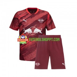 Camisola Júnior RB Leipzig Alternativa Equipamento 2024-2025 Manga Curta