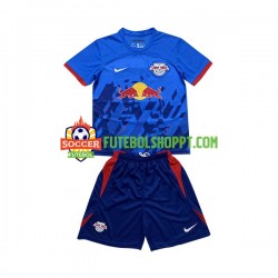 Camisola Júnior RB Leipzig Terceiro Equipamento 2023-2024 Manga Curta