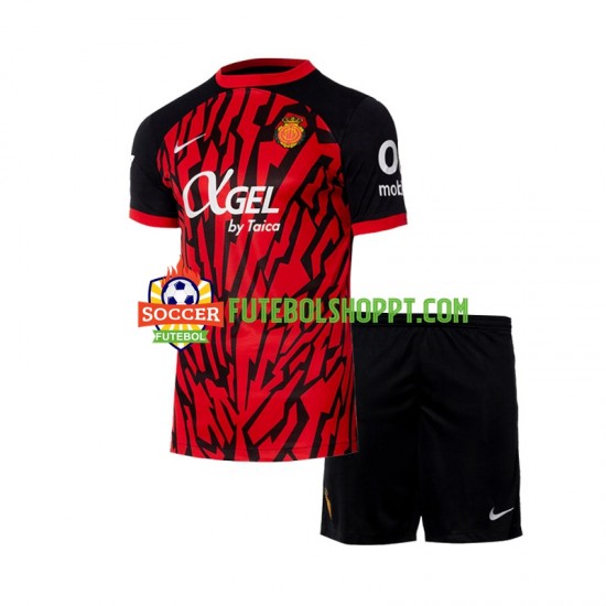 Camisola Júnior RCD Mallorca Principais Equipamento 2024-2025 Manga Curta