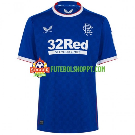 Camisola Homem Rangers Principais Equipamento 2022-2023 Manga Curta