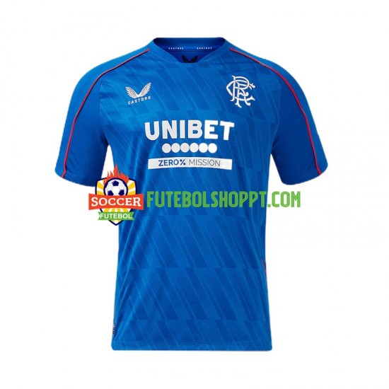 Camisola Homem Rangers Principais Equipamento 2024-2025 Manga Curta