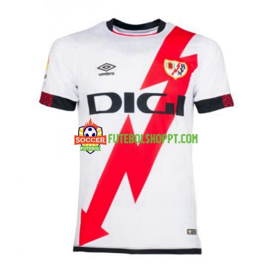 Camisola Homem Rayo Vallecano Principais Equipamento 2021-2022 Manga Curta