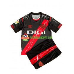 Camisola Júnior Rayo Vallecano Alternativa Equipamento 2021-2022 Manga Curta