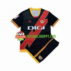 Camisola Júnior Rayo Vallecano Alternativa Equipamento 2023-2024 Manga Curta