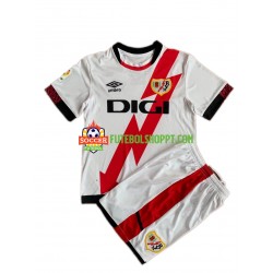 Camisola Júnior Rayo Vallecano Principais Equipamento 2021-2022 Manga Curta