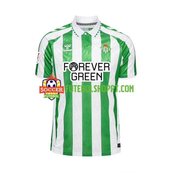 Camisola Homem Real Betis Principais Equipamento 2024-2025 Manga Curta