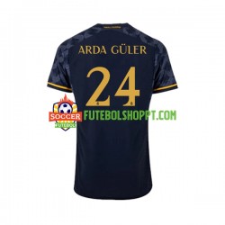 Camisola Homem Real Madrid Arda Guler 24 Alternativa Equipamento 2023-2024 Manga Curta