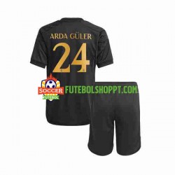 Camisola Júnior Real Madrid Arda Guler 24 Terceiro Equipamento 2023-2024 Manga Curta