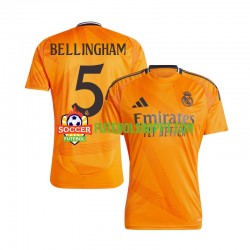 Camisola Homem Real Madrid BELLINGHAM 5 Alternativa Equipamento 2024-2025 Manga Curta