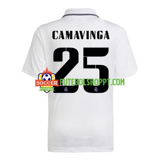 Camisola Homem Real Madrid Camavinga 25 Principais Equipamento 2022-2023 Manga Curta