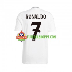 Camisola Homem Real Madrid Cristiano Ronaldo 7 Principais Equipamento 2024-2025 Manga Curta