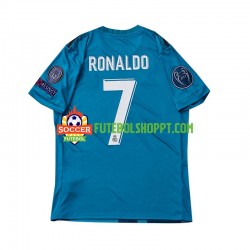 Camisola Homem Real Madrid Cristiano Ronaldo 7 2017 Retro Terceiro Equipamento Manga Curta