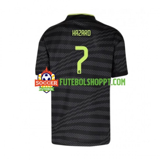 Camisola Homem Real Madrid Eden Hazard 7 Thrid 2022-2023 Manga Curta