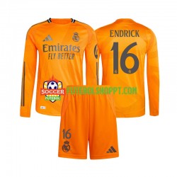 Camisola Júnior Real Madrid Endrick 16 Alternativa Equipamento 2024-2025 Manga Comprida