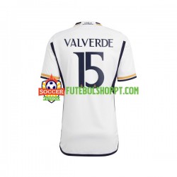 Camisola Homem Real Madrid Federico Valverde 15 Principais Equipamento 2023-2024 Manga Curta