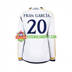 Camisola Homem Real Madrid Fran Garcia 20 Principais Equipamento 2023-2024 Manga Comprida