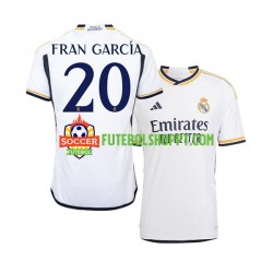 Camisola Homem Real Madrid Fran Garcia 20 Principais Equipamento 2023-2024 Manga Curta