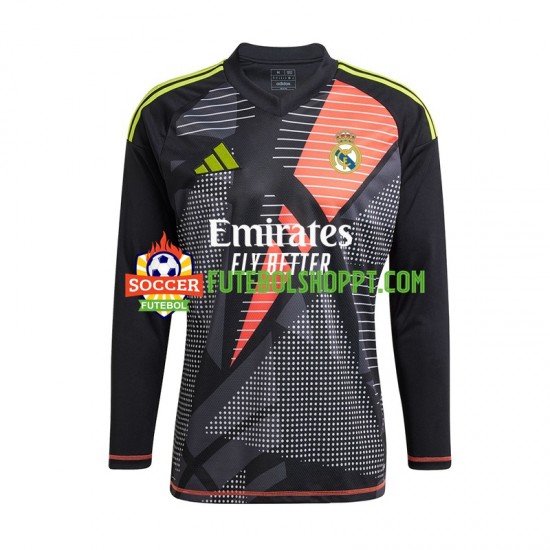 Camisola Homem Real Madrid Guarda-redes Alternativa Equipamento 2024-2025 Manga Comprida