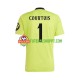 Camisola Homem Real Madrid COURTOIS 1 Guarda-redes Terceiro Equipamento 2024-2025 Manga Curta