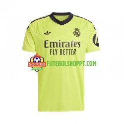 Camisola Homem Real Madrid COURTOIS 1 Guarda-redes Terceiro Equipamento 2024-2025 Manga Curta
