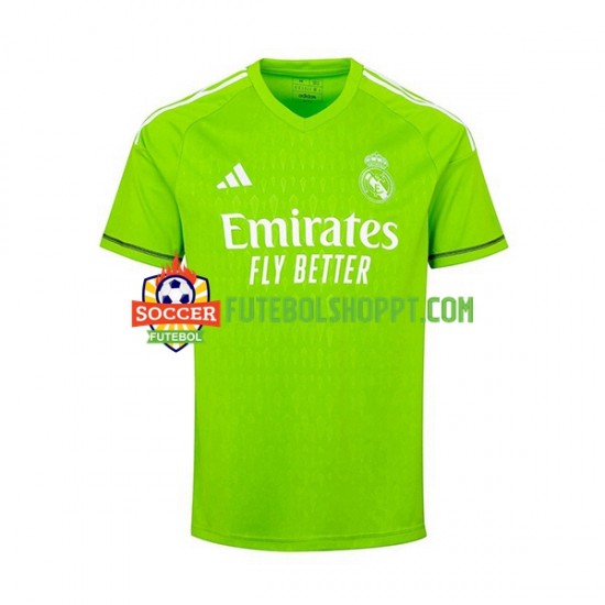 Camisola Homem Real Madrid Guarda-redes Principais Equipamento 2023-2024 Manga Curta