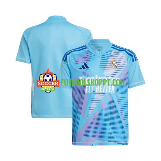 Camisola Homem Real Madrid Guarda-redes Principais Equipamento 2024-2025 Manga Curta
