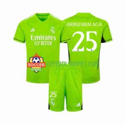 Camisola Júnior Real Madrid Kepa Arrizabalaga 25 Guarda-redes Principais Equipamento 2023-2024 Manga Curta