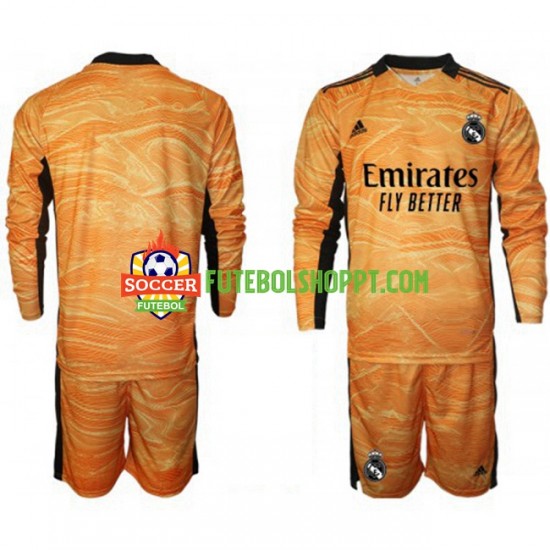 Camisola Júnior Real Madrid Guarda-redes Alternativa Equipamento 2021-2022 Manga Comprida