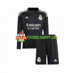 Camisola Júnior Real Madrid Guarda-redes Alternativa Equipamento 2023-2024 Manga Comprida