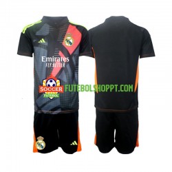 Camisola Júnior Real Madrid Guarda-redes Alternativa Equipamento 2024-2025 Manga Curta