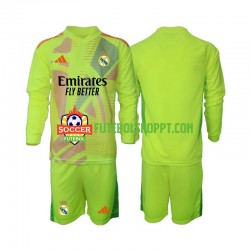 Camisola Júnior Real Madrid Guarda-redes Quarto Equipamento 2024-2025 Manga Comprida