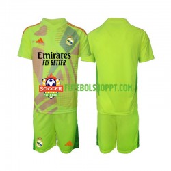Camisola Júnior Real Madrid Guarda-redes Quarto Equipamento 2024-2025 Manga Curta