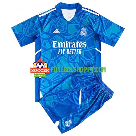 Camisola Júnior Real Madrid Guarda-redes Principais Equipamento 2022-2023 Manga Curta