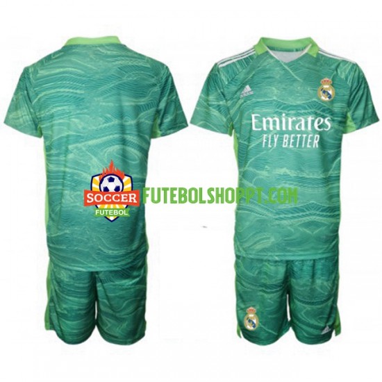 Camisola Júnior Real Madrid Guarda-redes Terceiro Equipamento 2021-2022 Manga Curta