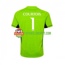 Camisola Homem Real Madrid Thibaut Courtois 1 Guarda-redes Principais Equipamento 2023-2024 Manga Curta