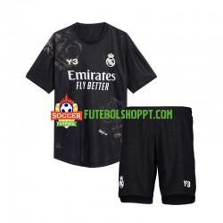 Camisola Júnior Real Madrid Y3 Guarda-redes Quarto Equipamento 2023-2024 Manga Curta