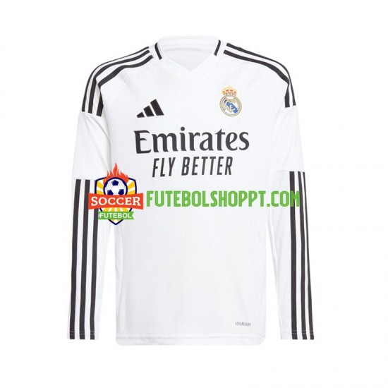 Camisola Homem Real Madrid Principais Equipamento 2024-2025 Manga Comprida