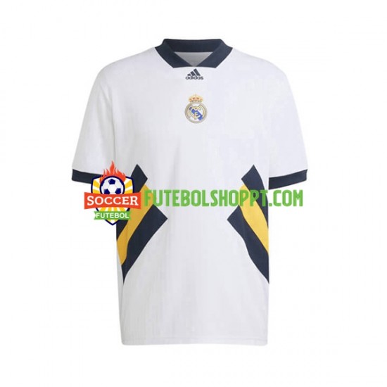 Camisola Homem Real Madrid Icon Retro Principais Equipamento 2022-2023 Manga Curta