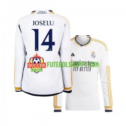 Camisola Homem Real Madrid JOSELU 14 Principais Equipamento 2023-2024 Manga Comprida