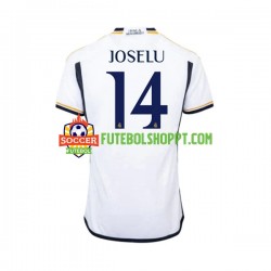 Camisola Homem Real Madrid JOSELU 14 Principais Equipamento 2023-2024 Manga Curta