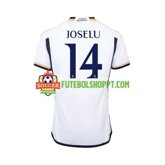 Camisola Homem Real Madrid JOSELU 14 Principais Equipamento 2023-2024 Manga Curta