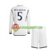 Camisola Júnior Real Madrid Jude Bellingham 5 Principais Equipamento 2023-2024 Manga Comprida