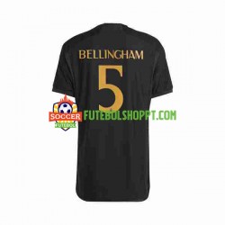 Camisola Homem Real Madrid Jude Bellingham 5 Terceiro Equipamento 2023-2024 Manga Curta