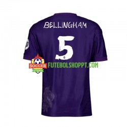 Camisola Homem Real Madrid Jude Bellingham 5 Y-3 Quarto Equipamento 2023-2024 Manga Curta