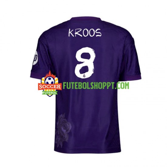 Camisola Homem Real Madrid KROOS 8 Y-3 Quarto Equipamento 2023-2024 Manga Curta