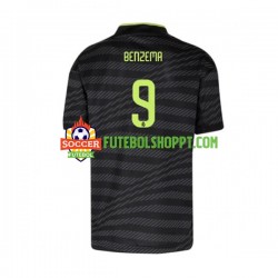 Camisola Homem Real Madrid Karim Benzema 9 Terceiro Equipamento 2022-2023 Manga Curta