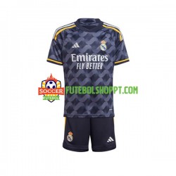 Camisola Júnior Real Madrid Alternativa Equipamento 2023-2024 Manga Curta