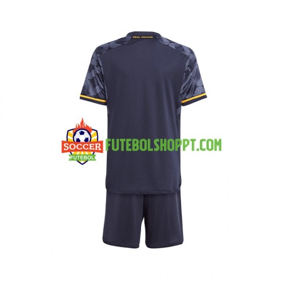 Camisola Júnior Real Madrid Alternativa Equipamento 2023-2024 Manga Curta