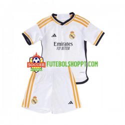 Camisola Júnior Real Madrid Principais Equipamento 2023-2024 Manga Curta